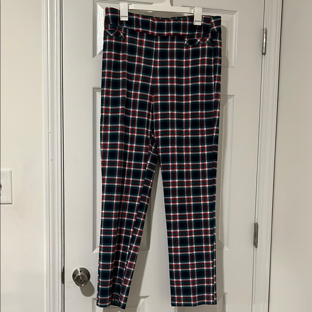 Plaid women’s  Pants - Multicolor